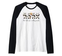 La Vida de un Tonto Panda Funny Trendy Halloween Meme Camiseta Manga Raglan
