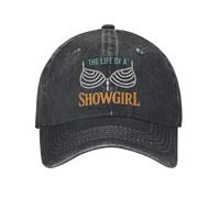 La Vida de una Showgirl ERA Gorra de béisbol de Vaqueros envejecidos, Gorra Vintage de Verano Ajustable Gorra Snapback