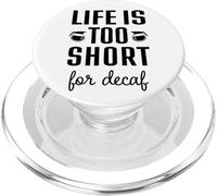 La vida del amante del café es demasiado corta para el PopSockets PopGrip para MagSafe