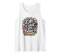 La Vida del Panadero es lo Que tú horneas: repostería Divertida Camiseta sin Mangas