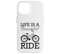 La vida en bicicleta retro es un paseo hermoso Carcasa para iPhone 14