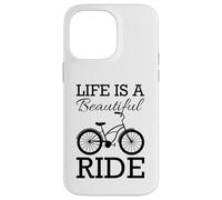 La vida en bicicleta retro es un paseo hermoso Carcasa para iPhone 14 Pro Max