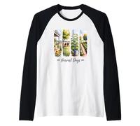 La vida en la granja es la vida para mí Camiseta Manga Raglan