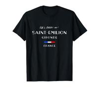 La Vida en Saint-ÉMILION Bandera de Gironda Aquitania Francia Camiseta gráfica económica