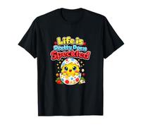 La Vida es Bastante Maldita, Arte de Chicas Kawaii Chibi moteadas Camiseta