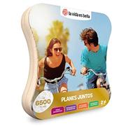 LA VIDA ES BELLA Caja Hombre o Mujer-Planes Juntos-Ideas Regalos Originales-1 Experiencia de gastronomía, Bienestar, enología o Aventura para 2 Personas, Unisex-Adult, Multi-Colour, One Size