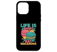 La vida es corta Come macarons Carcasa para iPhone 12 Pro Max