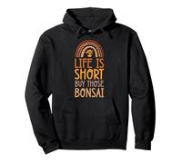 La vida es corta, compra esos bonsái bohemio arcoíris boho bonsái Sudadera con Capucha