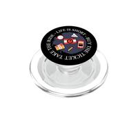 La Vida es Corta Comprar el boleto Tome el Paseo Cool Diciendo PopSockets PopGrip para MagSafe