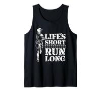La vida es corta, corre y corre Camiseta sin Mangas