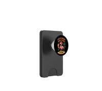 La vida es corta, hazlo dulce helado de flamenco PopSockets PopWallet para MagSafe