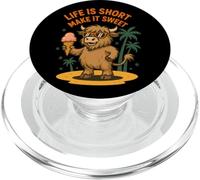 La vida es corta, hazlo dulce y fresco ambiente de helado PopSockets PopGrip para MagSafe