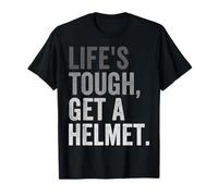La vida es difícil conseguir un casco Camiseta