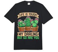 La Vida es Dura, mi Querida, Pero tú también estás plantando Lady Suculent Comfort Colors Adult Heavyweight T-Shirt