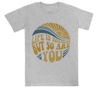La Vida Es Dura, Pero Tú También Lo Eres Camiseta De Manga Corta Gris Kids tee Grey Kids tee Short Sleeve T-Shirt