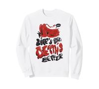 La Vida es Mala - La Muerte es Mejor - Divertido Diablo de Halloween Sudadera