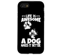 La Vida es Maravillosa Los Perros la Hacen aún Mejor Carcasa para iPhone SE (2020) / 7/8