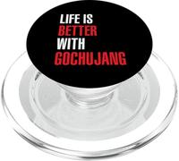 La Vida es Mejor con Gochujang Funny Korean Asian Food PopSockets PopGrip para MagSafe