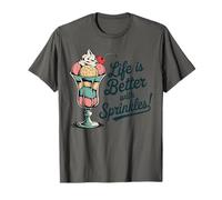 La vida es mejor con la mezcla para hacer barras de helado Sprinkles Camiseta