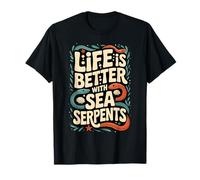 La Vida es Mejor con Las Serpientes Marinas | Mito náutico Camiseta