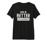La Vida es Mejor con límites Salud Mental Libertad Clear Camiseta Premium