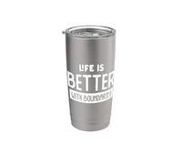 La vida es mejor con límites Salud mental Libertad Clear Vaso térmico de acero inoxidable de doble pared
