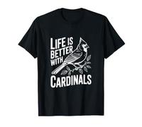 La Vida es Mejor con los cardenales Camiseta
