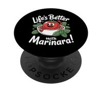 La Vida es Mejor con Marinara Design PopSockets PopGrip Adhesivo