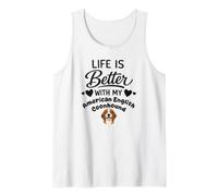 La Vida Es Mejor con Mi Perro American English Coonhound Camiseta sin Mangas