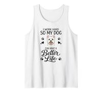 La Vida Es Mejor con Mi Perro West Highland White Terrier Camiseta sin Mangas