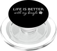 La vida es mejor con mis amantes de los perros Beagle, Beagle PopSockets PopGrip para MagSafe