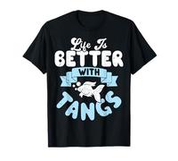 La Vida es Mejor con peceras Alrededor del Acuario Camiseta