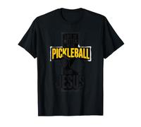 La Vida es Mejor con Pickleball y Jesus Christian Camiseta