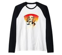 La vida es mejor con un beagle Camiseta Manga Raglan