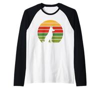 La Vida es Mejor con un Shih Tzu - Vintage Retro Camiseta Manga Raglan