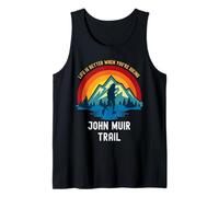 La Vida es Mejor Cuando estás Caminando por John Muir Trail Camiseta sin Mangas