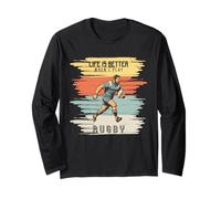 La Vida es Mejor Cuando Juego Rugby Manga Larga
