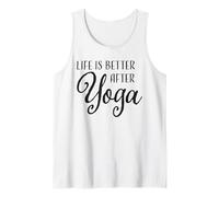 La Vida es Mejor después del Yoga Camiseta sin Mangas