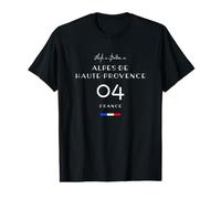 La Vida es Mejor en Alpes-DE-Haute-Provence Número 04 Francia Camiseta gráfica económica
