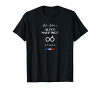 La Vida es Mejor en Alpes-MARITIMES Número 06 Provenza Francia Camiseta