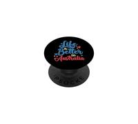 La Vida es Mejor en Australia PopSockets PopGrip Adhesivo
