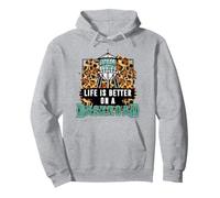 La Vida es Mejor en el Backroad Small Town Girl Country Girls Sudadera con Capucha
