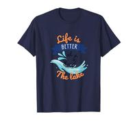 La vida es mejor en el lago Camiseta