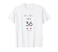La Vida es Mejor en INDRE Número 36 Châteauroux Berry Francia Camiseta