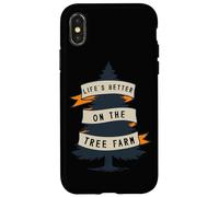 La Vida es Mejor en la Granja de árboles Carcasa para iPhone X/XS