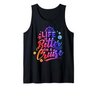 La Vida es Mejor en una Familia de Cruise Squad Camiseta sin Mangas