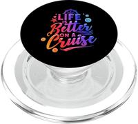 La Vida es Mejor en una Familia de Cruise Squad PopSockets PopGrip para MagSafe
