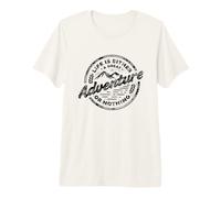 La Vida Es O Una Gran Aventura O Nada Naturaleza Montaña Camiseta Premium