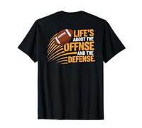 La Vida es Ofensiva y Defensa Fútbol Camiseta