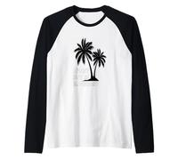 La Vida es Realmente Buena Todos los días es sábado Verano Playa Camiseta Manga Raglan